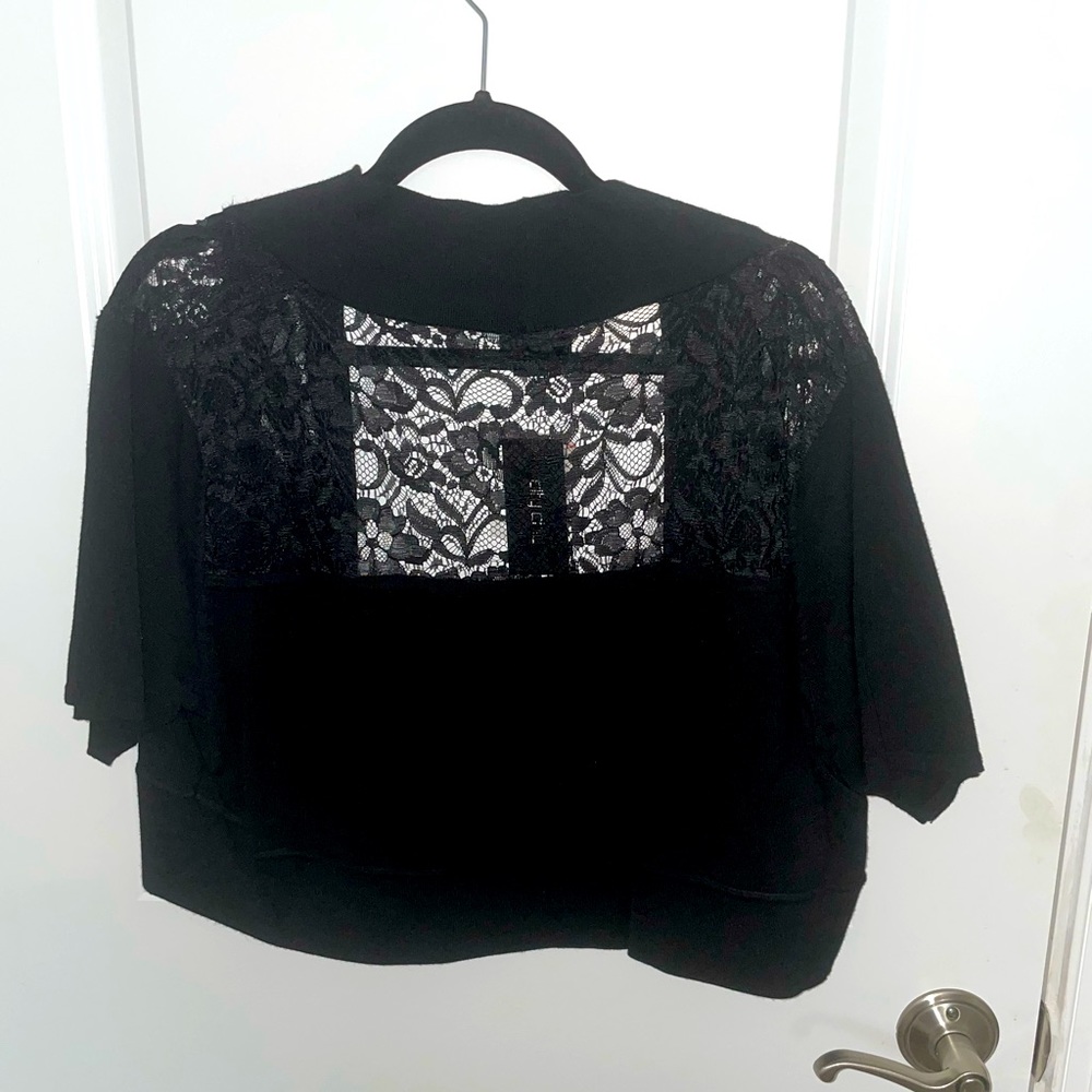 New city chic shirt sleeve cardigan.